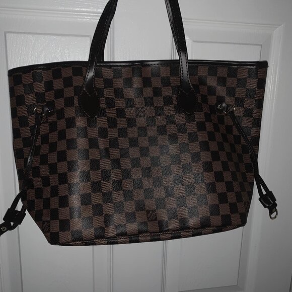 Louis Vuitton Damier Ebene Neverfull MM Cherry - Picture 1 of 10